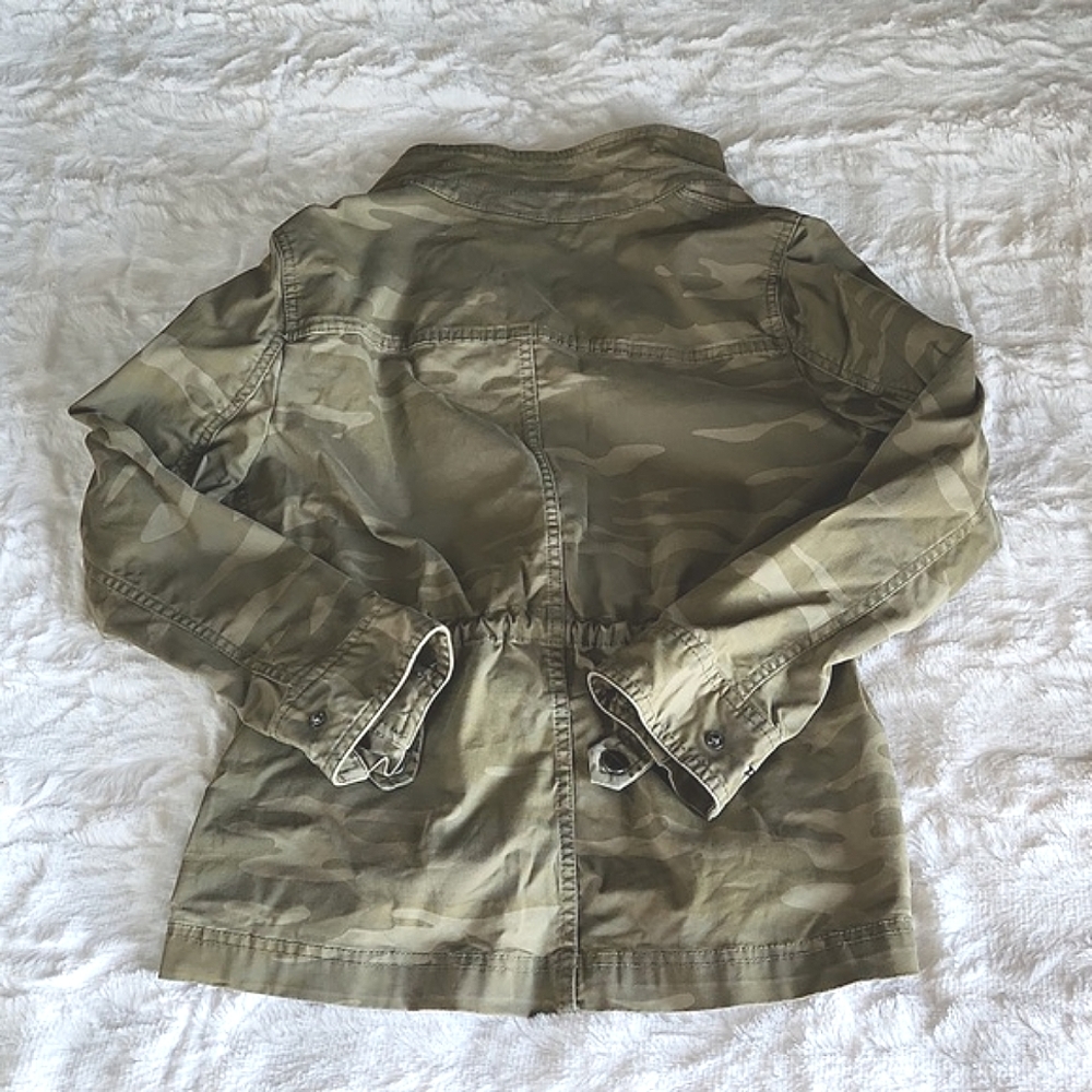 STYLE & CO, Womens, Sz. S, Petite, Olive Green, Military Style, Jacket, Coat - Picture 13 of 16